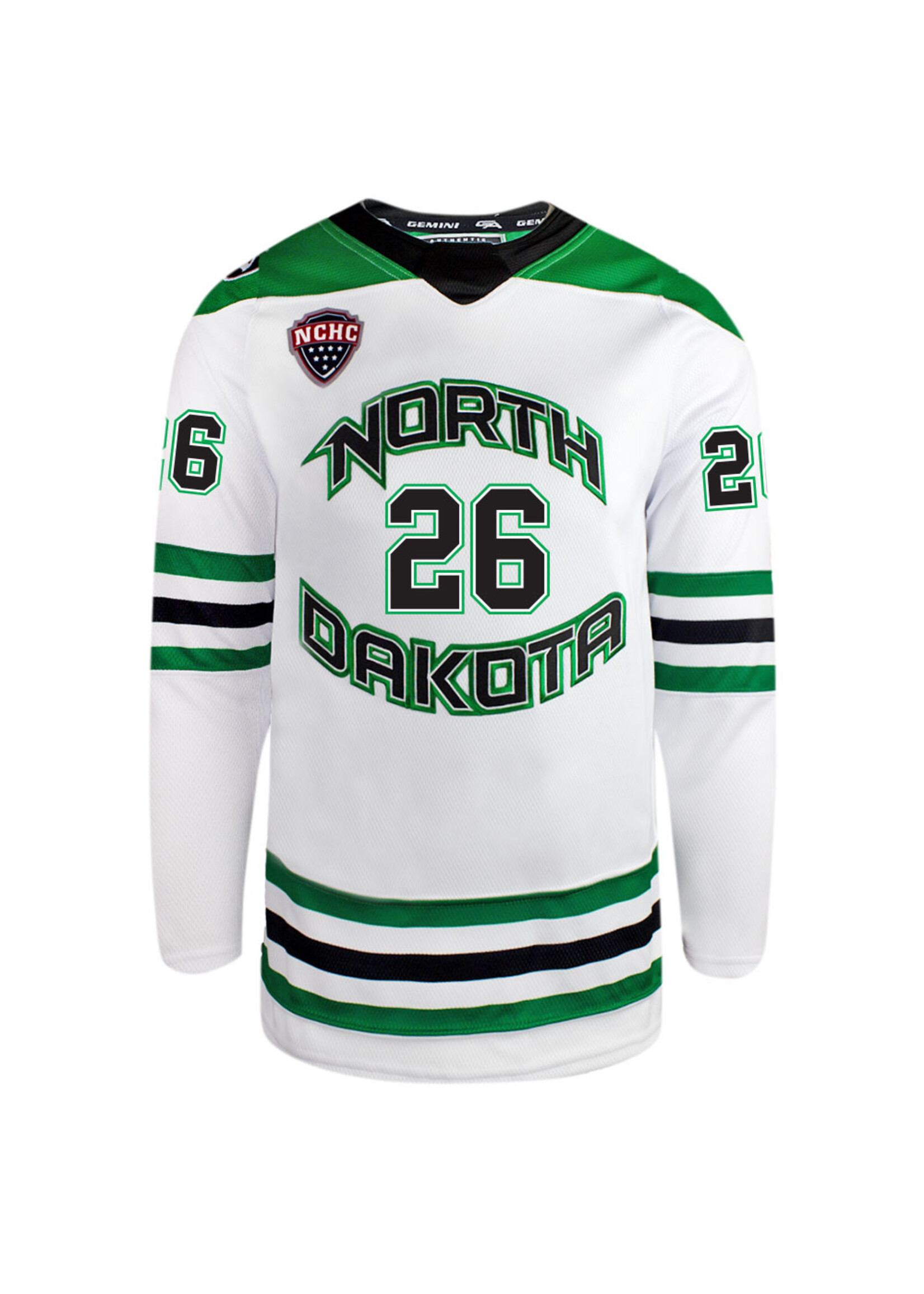 Beauty Unis #26 Dylan James  North Dakota Hockey Beauty Youth Jersey