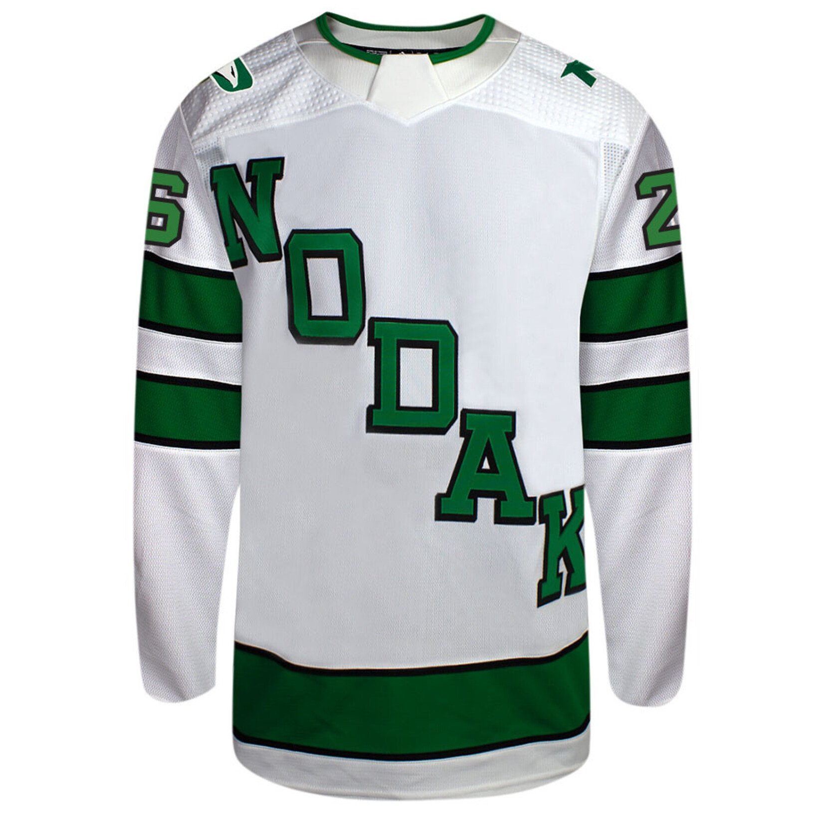 Adidas #26 Dylan James Adidas Authentic North Dakota Hockey Jersey