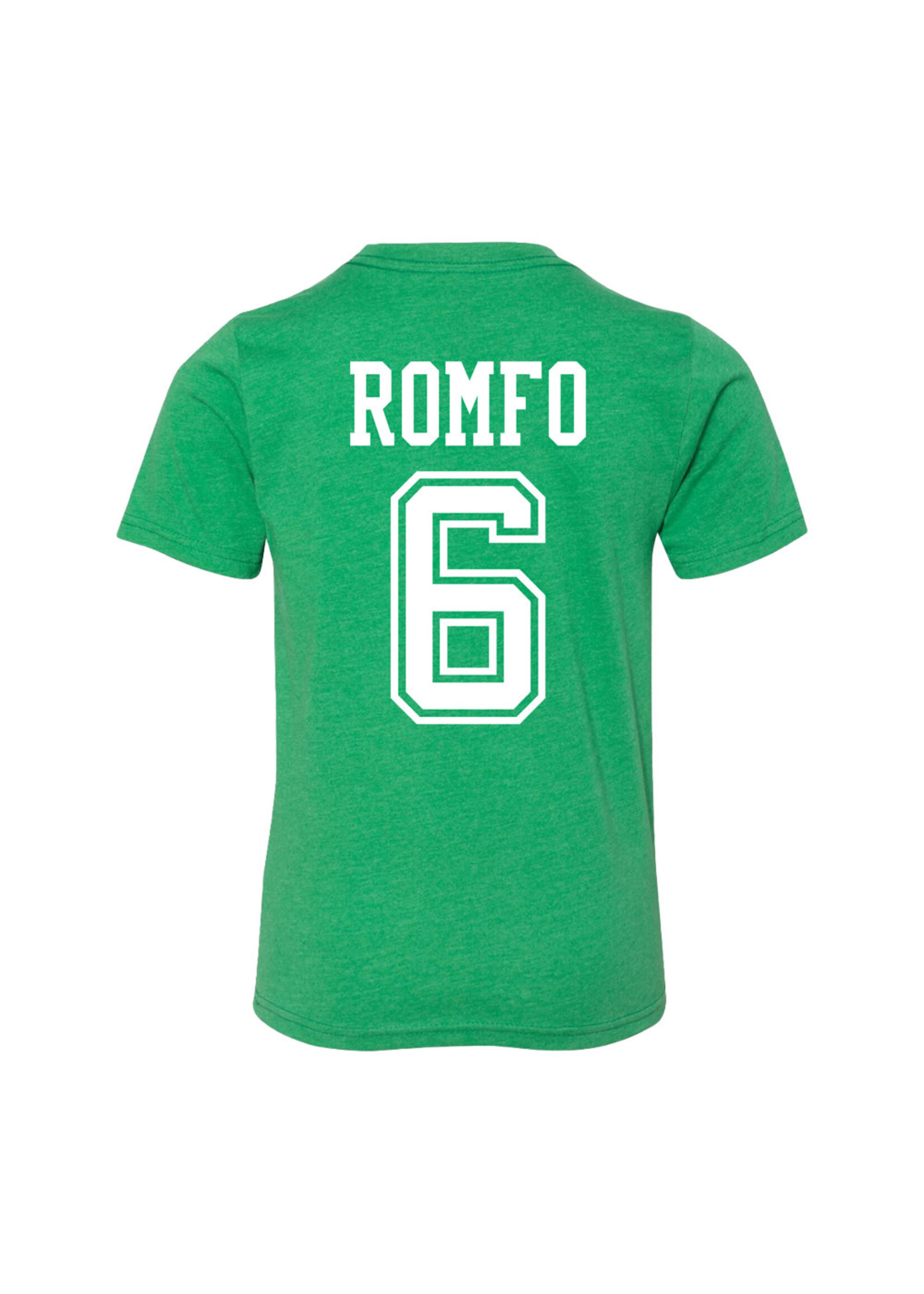 AHUNDYP #6 Simon Romfo North Dakota Football Youth Sport Tee