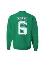 AHUNDYP #6 Simon Romfo North Dakota Football Sport Adult Crew