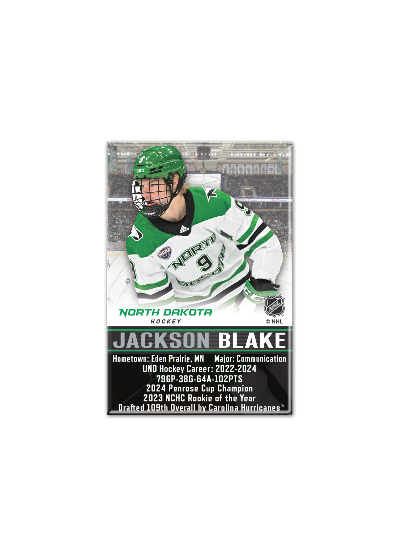 Wincraft UND Alumni Magnet Jackson Blake