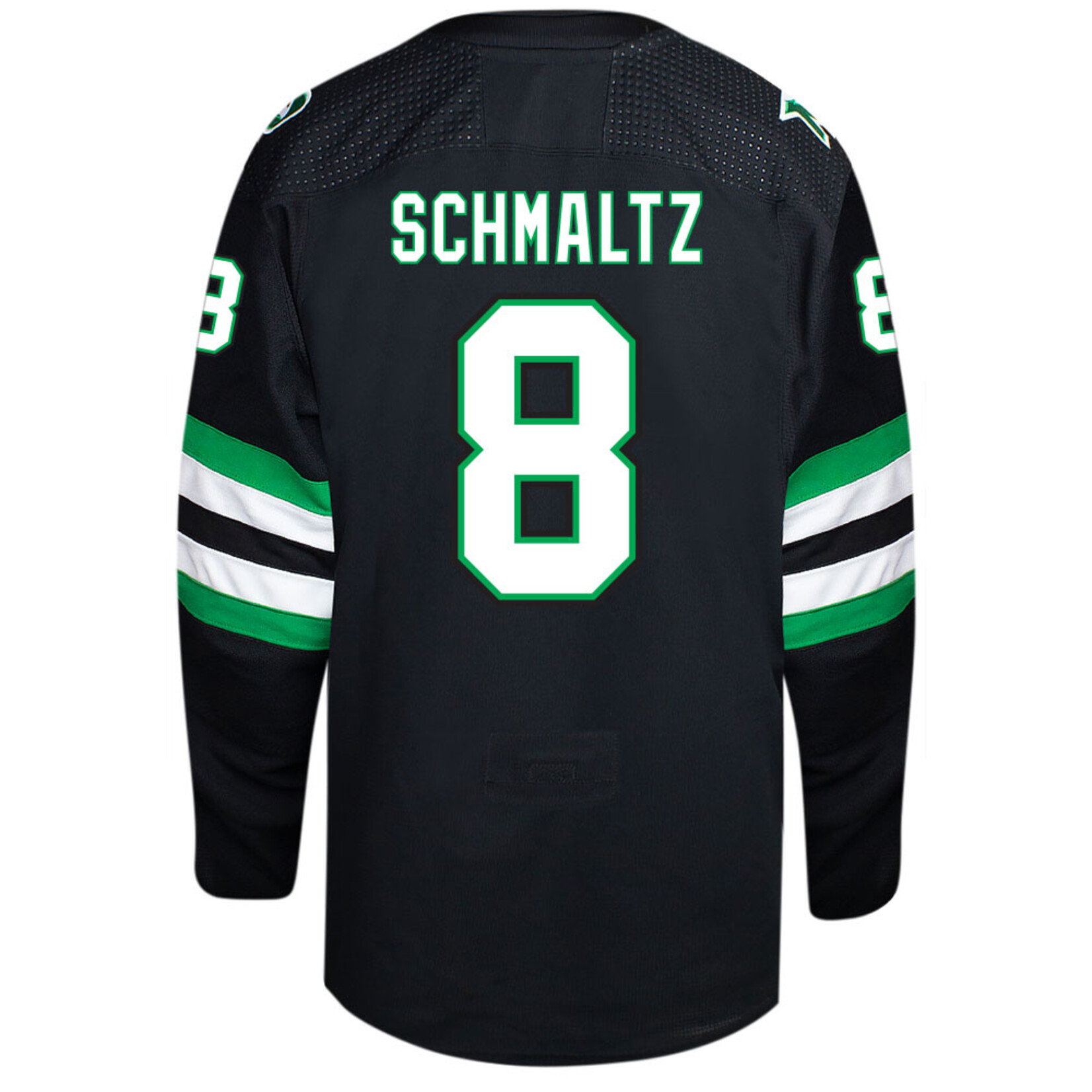 AHUNDYP #8 Jake Schmaltz Adidas Authentic ND Hockey Jersey