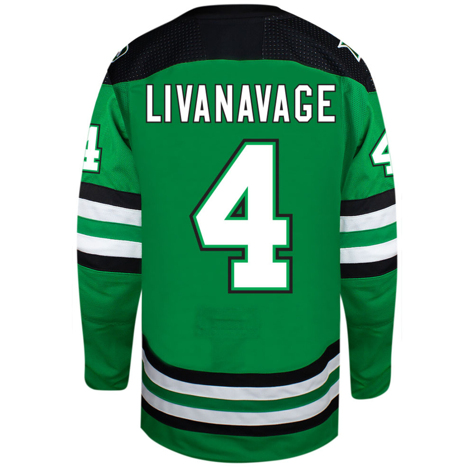 AHUNDYP #4 Jake Livanavage Adidas Authentic North Dakota Hockey Jersey