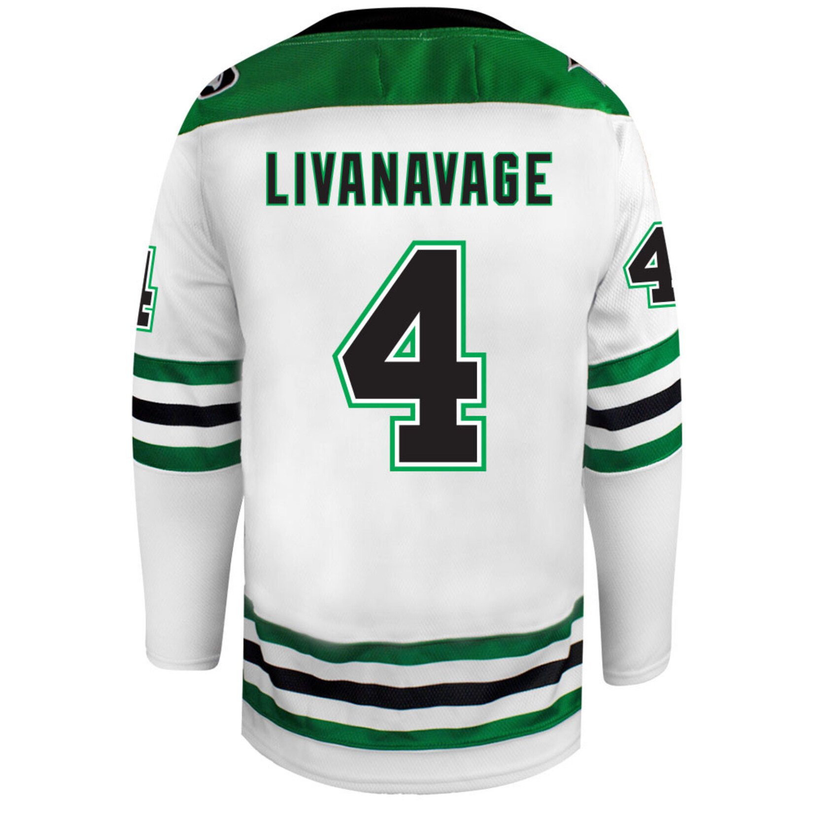 AHUNDYP #4 Jake Livanavage Adidas Authentic North Dakota Hockey Jersey