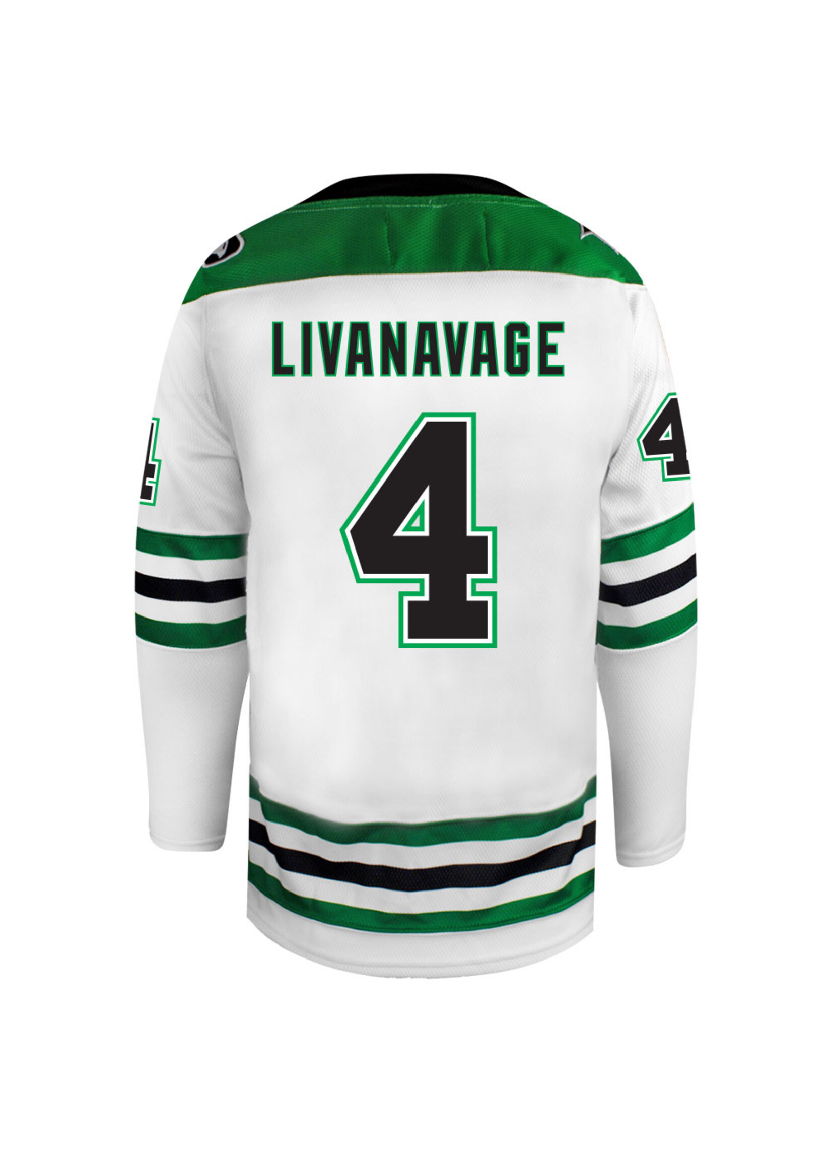 Beauty Unis #4 Jake Livanavage North Dakota Hockey Beauty Youth Jersey