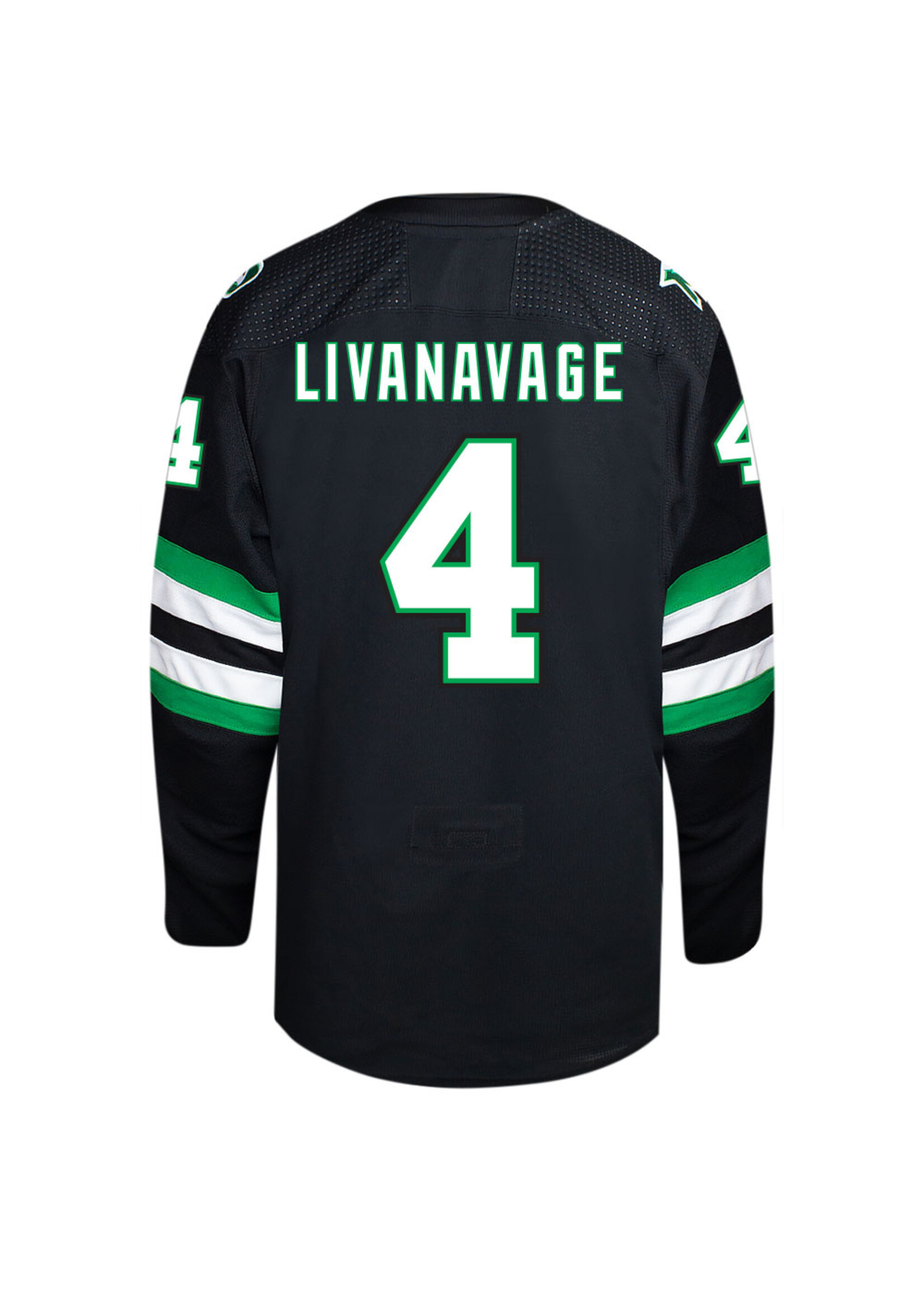 Beauty Unis #4 Jake Livanavage North Dakota Hockey Beauty Youth Jersey
