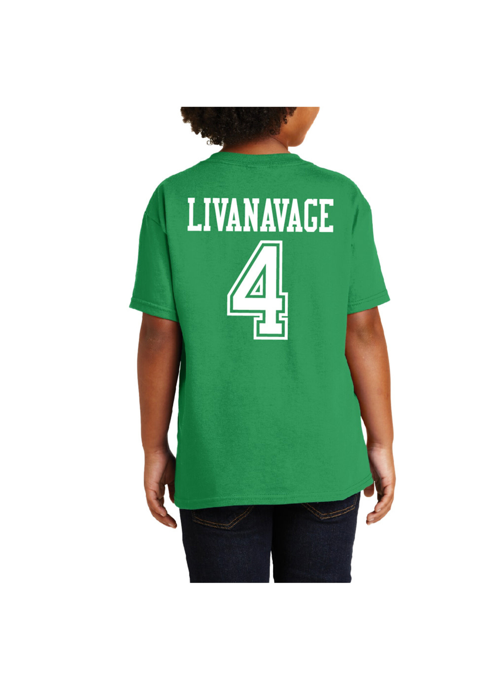 AHUNDYP #4 Jake Livanavage North Dakota Hockey Sport Youth Tee