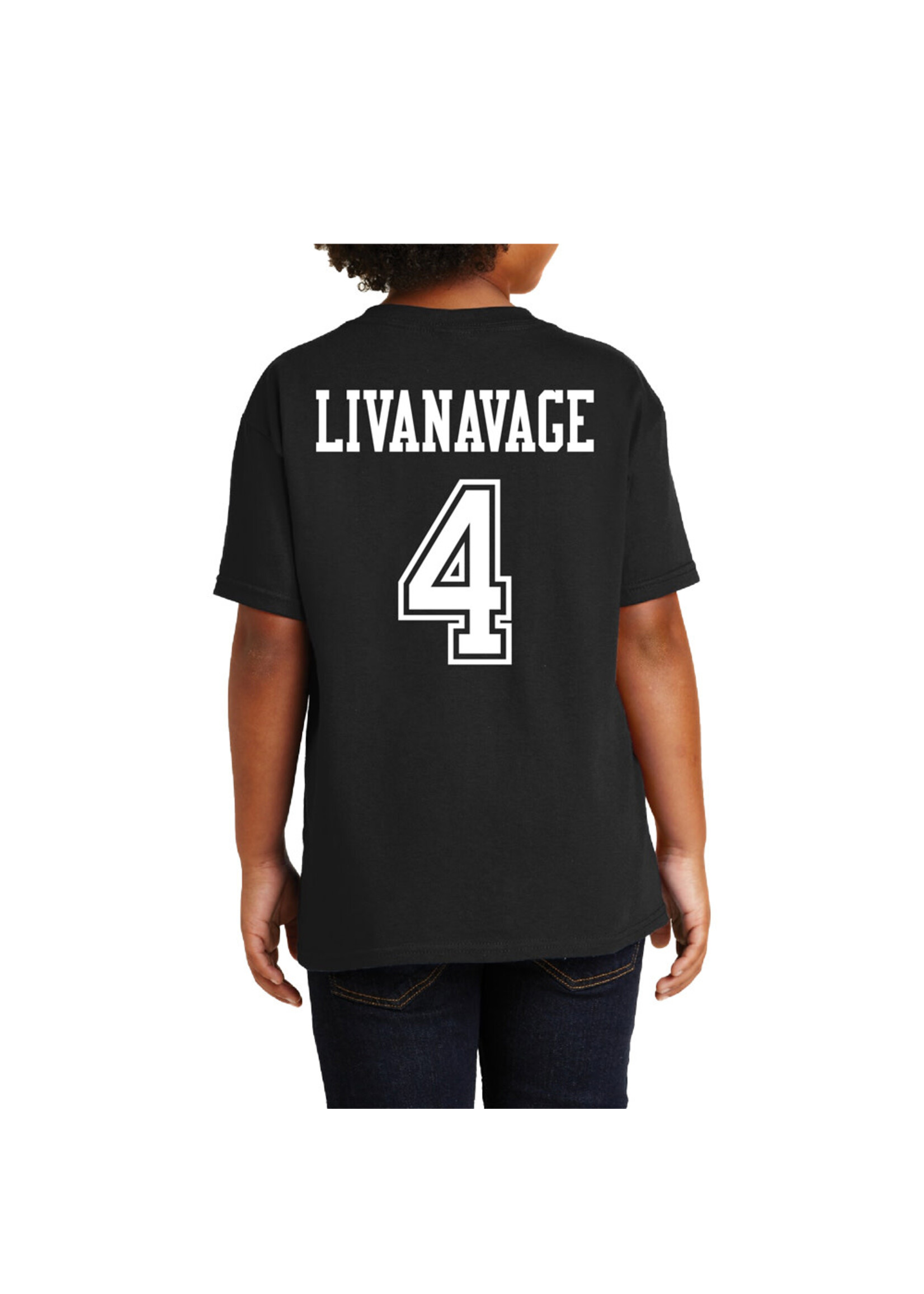 AHUNDYP #4 Jake Livanavage North Dakota Hockey Sport Youth Tee