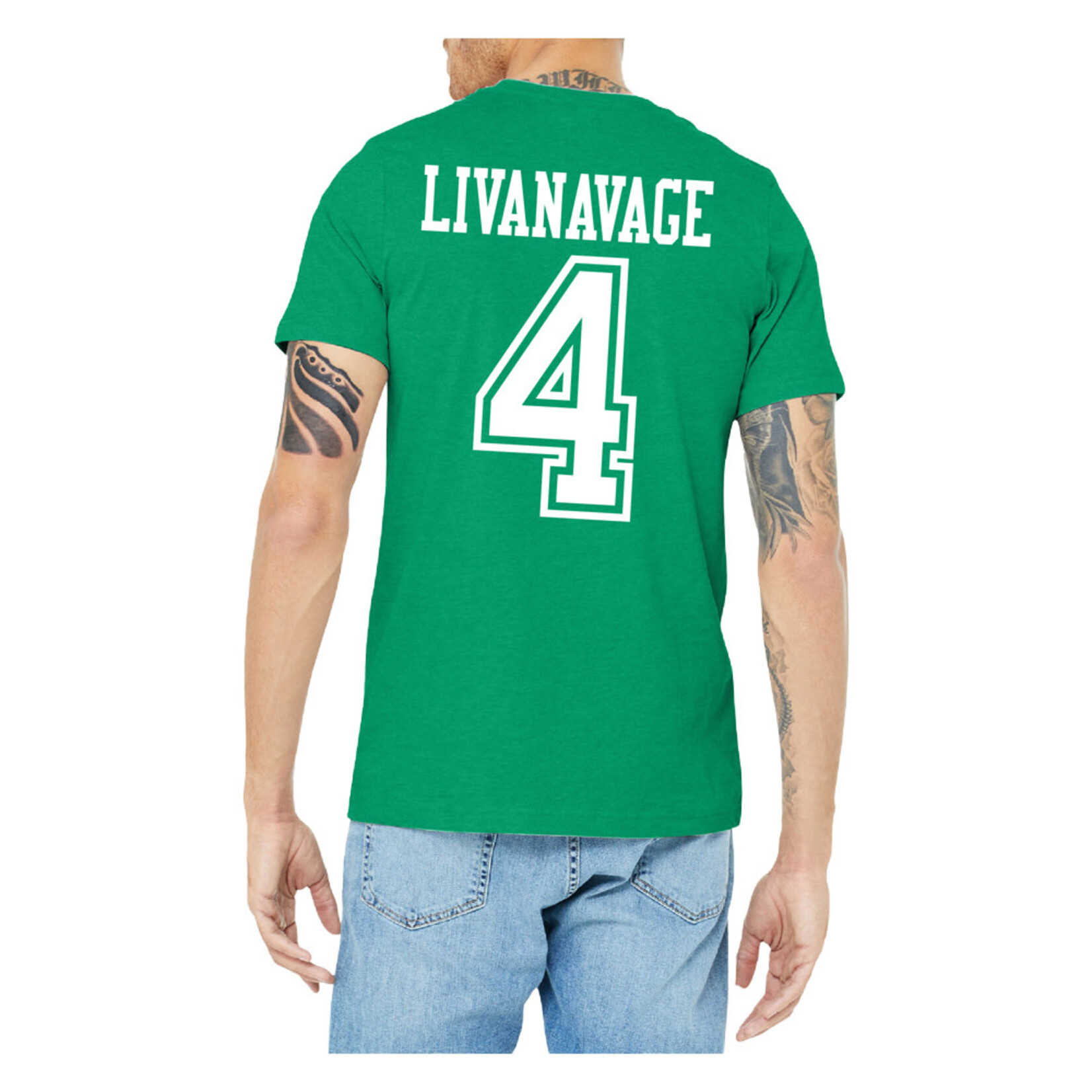 AHUNDYP #4 Jake Livanavage North Dakota Hockey Sport Adult Tee