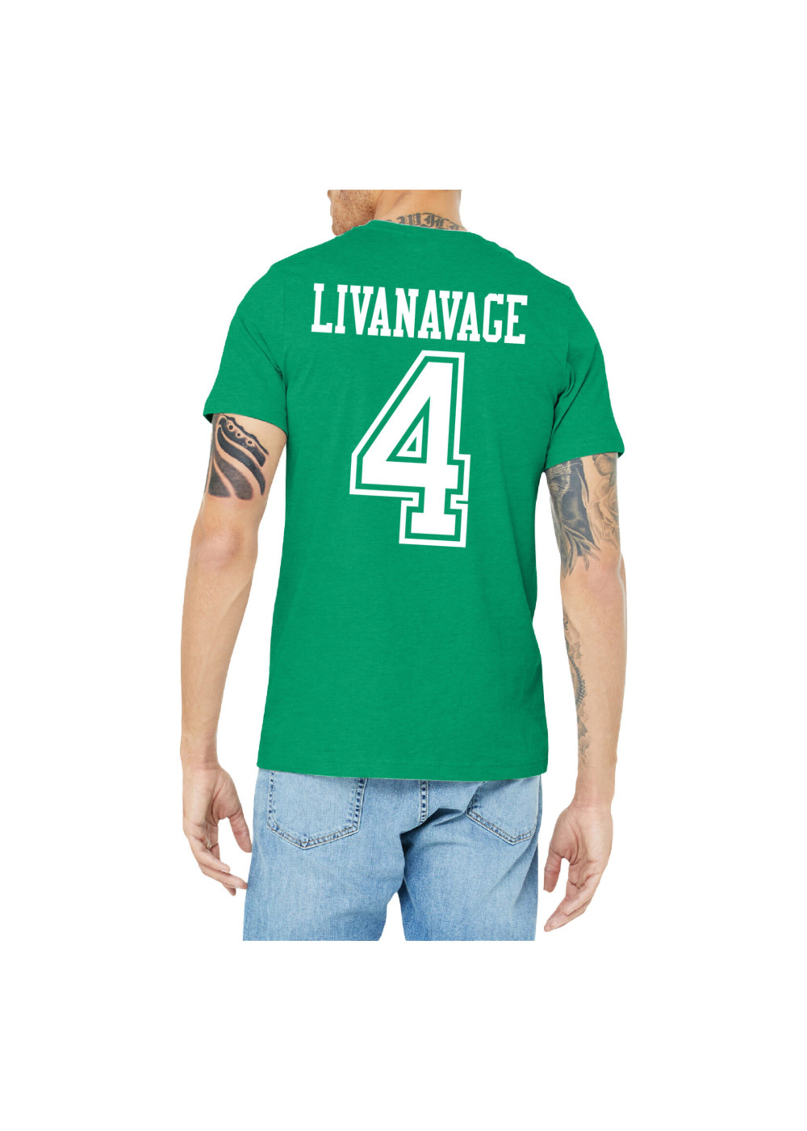 AHUNDYP #4 Jake Livanavage North Dakota Hockey Sport Adult Tee