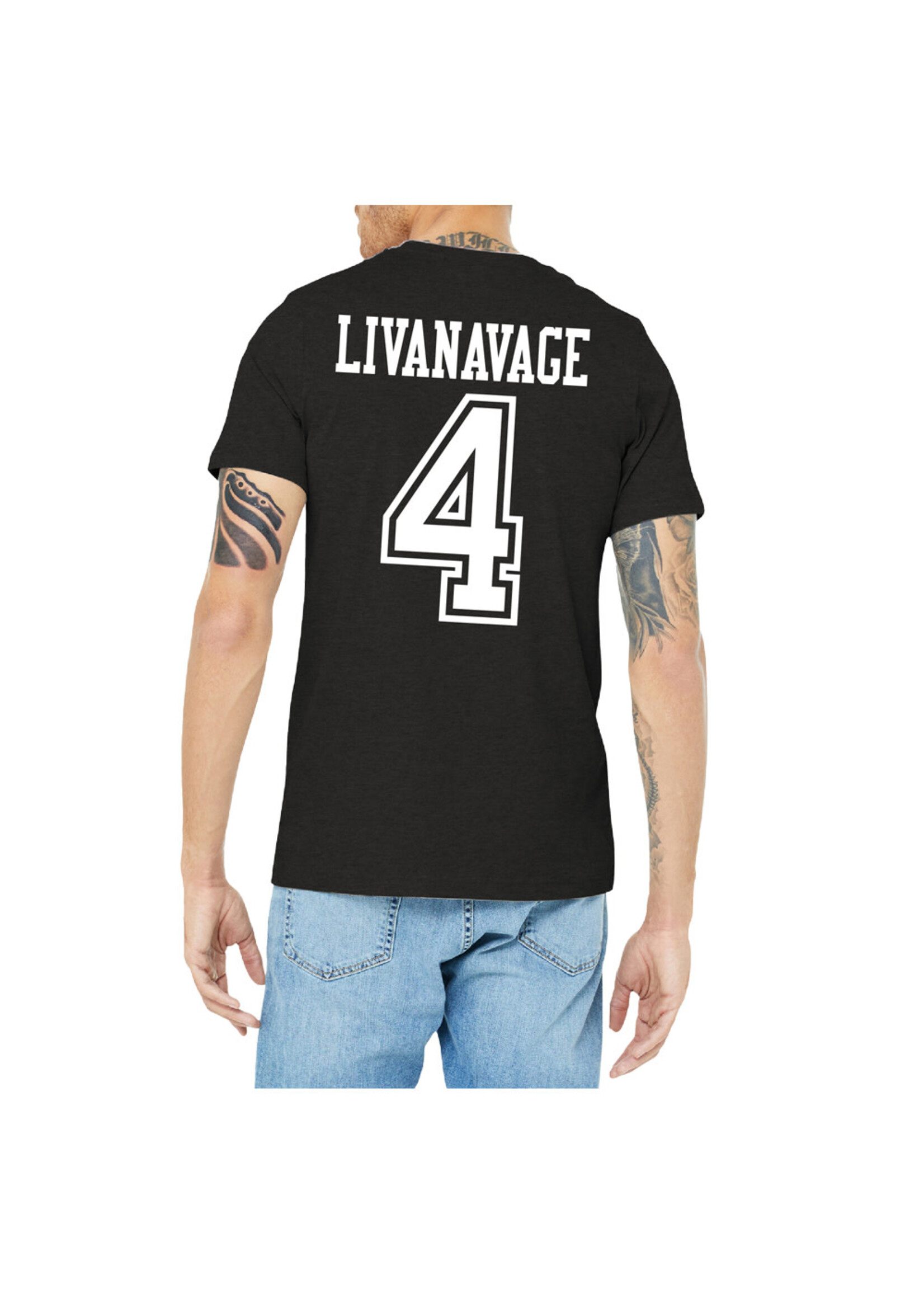 AHUNDYP #4 Jake Livanavage North Dakota Hockey Sport Adult Tee