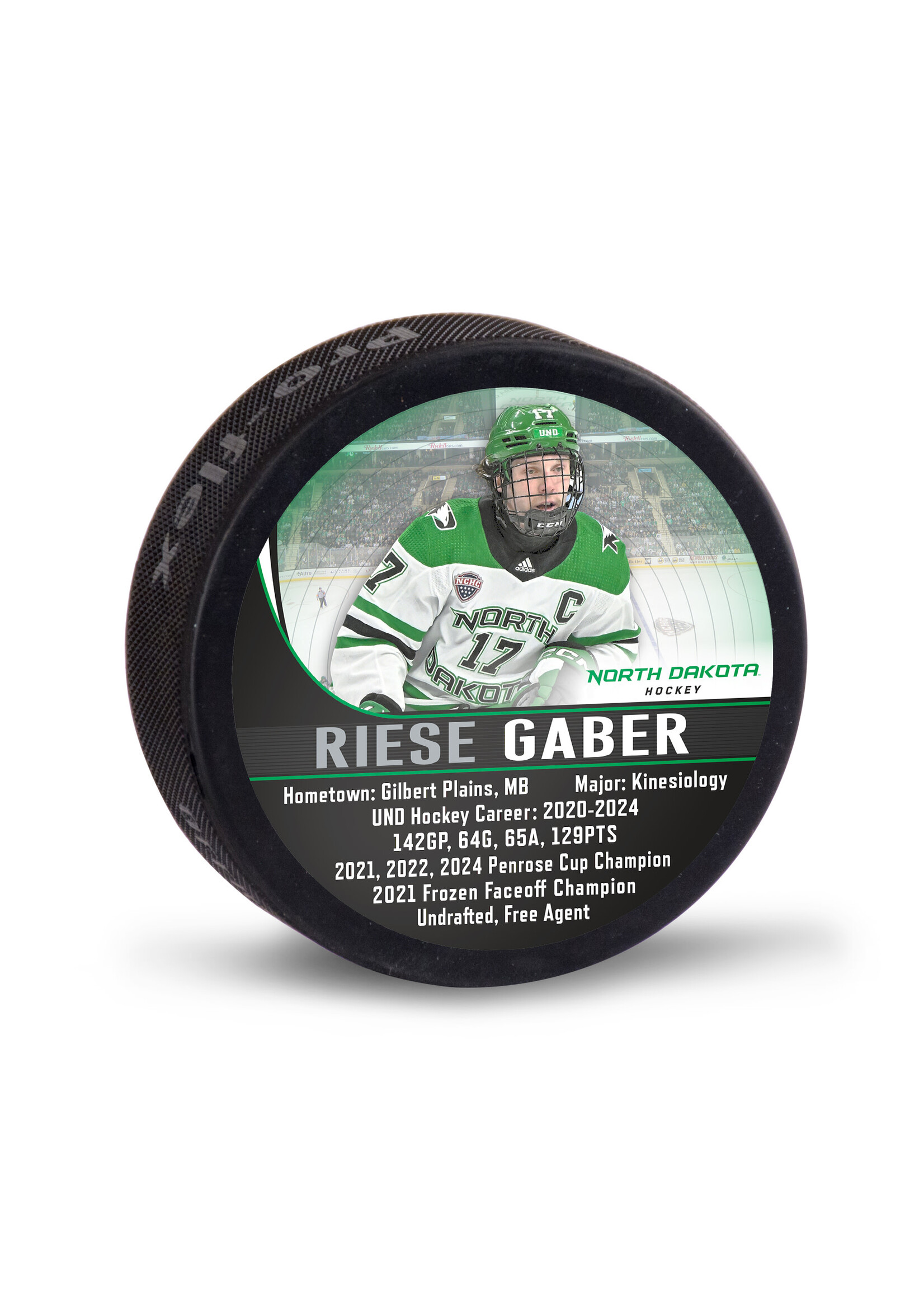 Wincraft UND Alumni Riese Gaber Puck