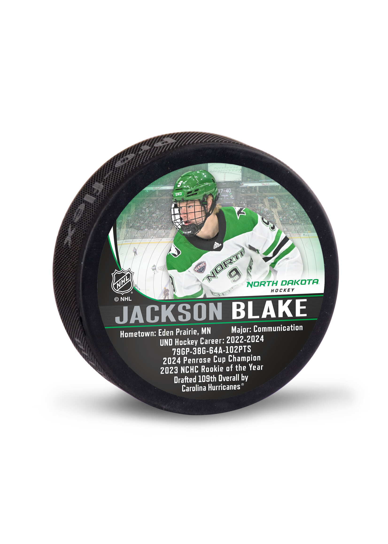 Wincraft UND Alumni Jackson Blake Puck