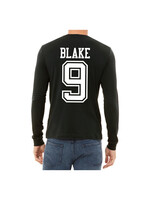 AHUNDYP #9 Jackson Blake North Dakota Hockey Sport Adult Long Sleeve
