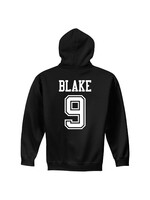 AHUNDYP #9 Jackson Blake North Dakota Hockey Youth Sport Hood