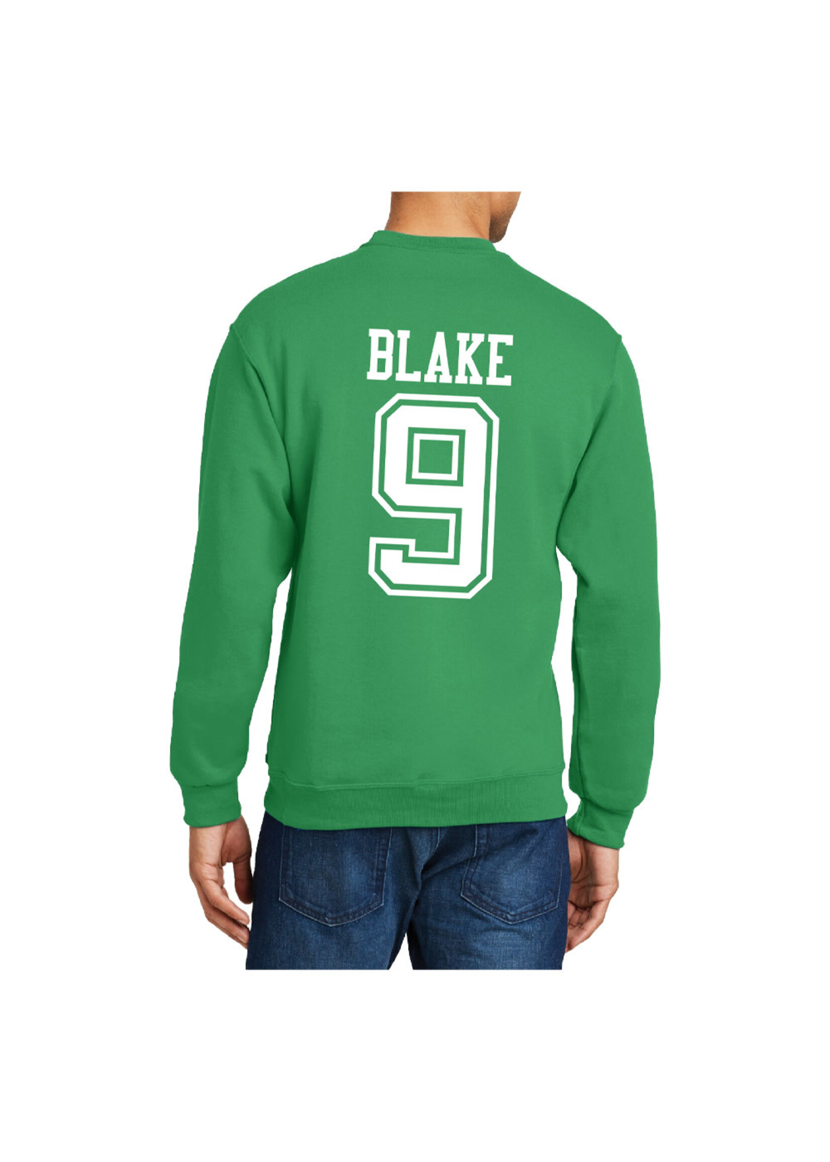 AHUNDYP #9 Jackson Blake North Dakota Hockey Sport Adult Crew