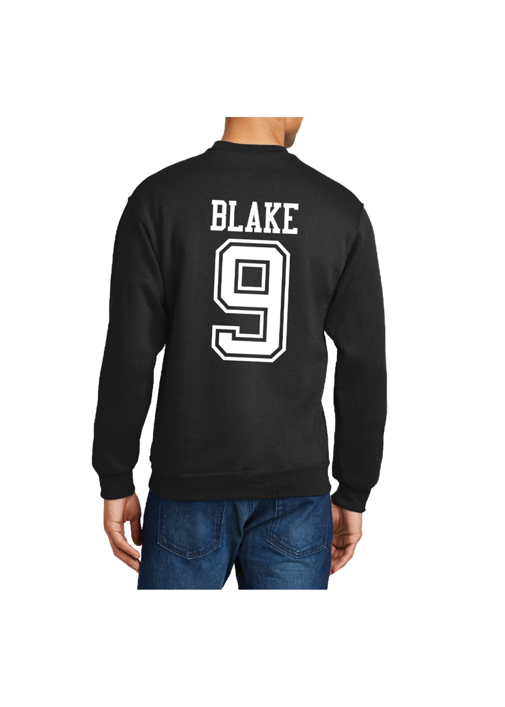 AHUNDYP #9 Jackson Blake North Dakota Hockey Sport Adult Crew