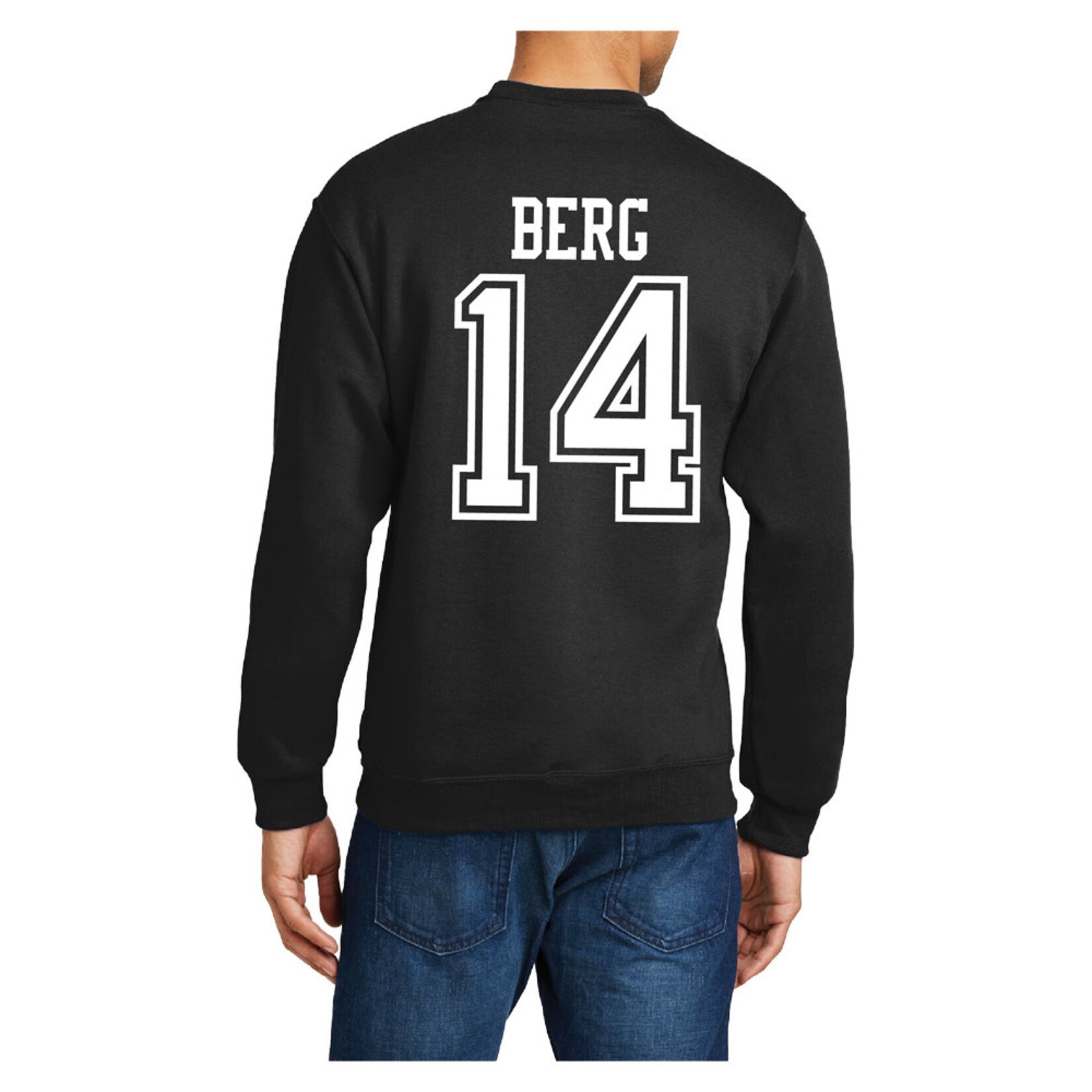 AHUNDYP #14 Cameron Berg North Dakota Hockey Sport Adult Crew