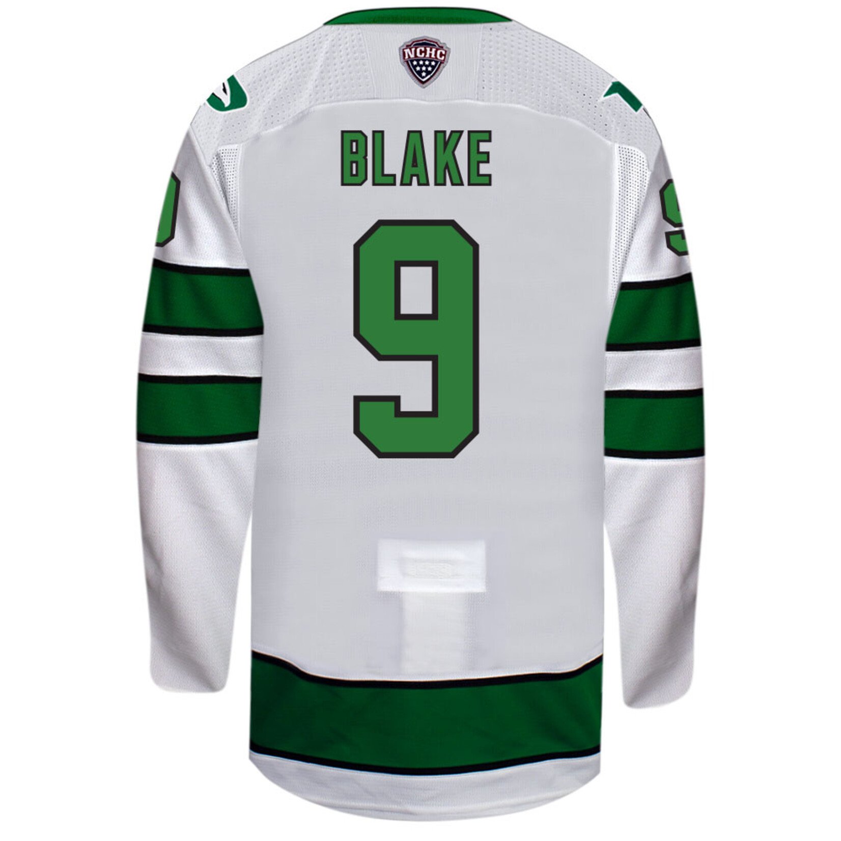 AHUNDYP #9 Jackson Blake Adidas Authentic North Dakota Hockey Jersey