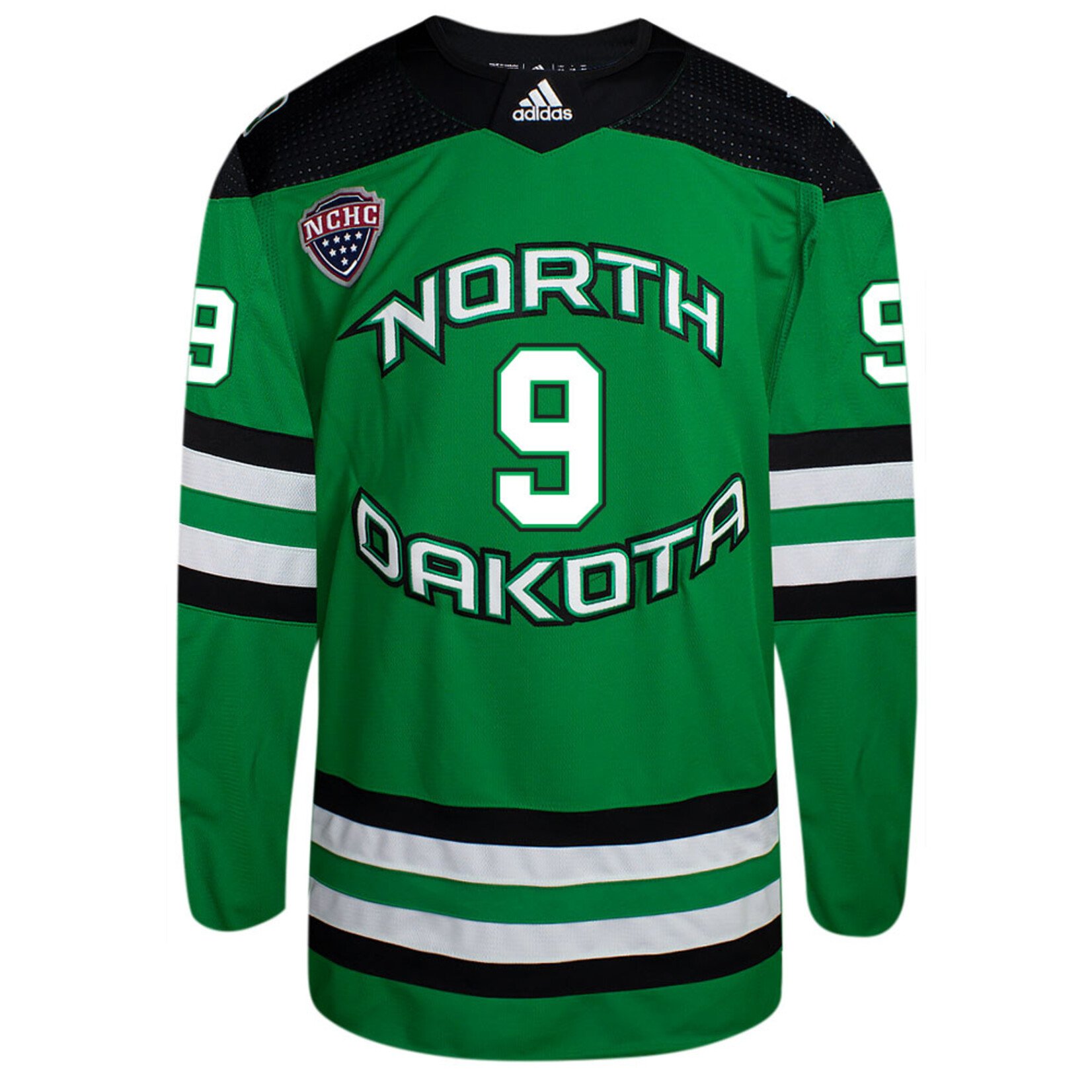 AHUNDYP #9 Jackson Blake Adidas Authentic North Dakota Hockey Jersey