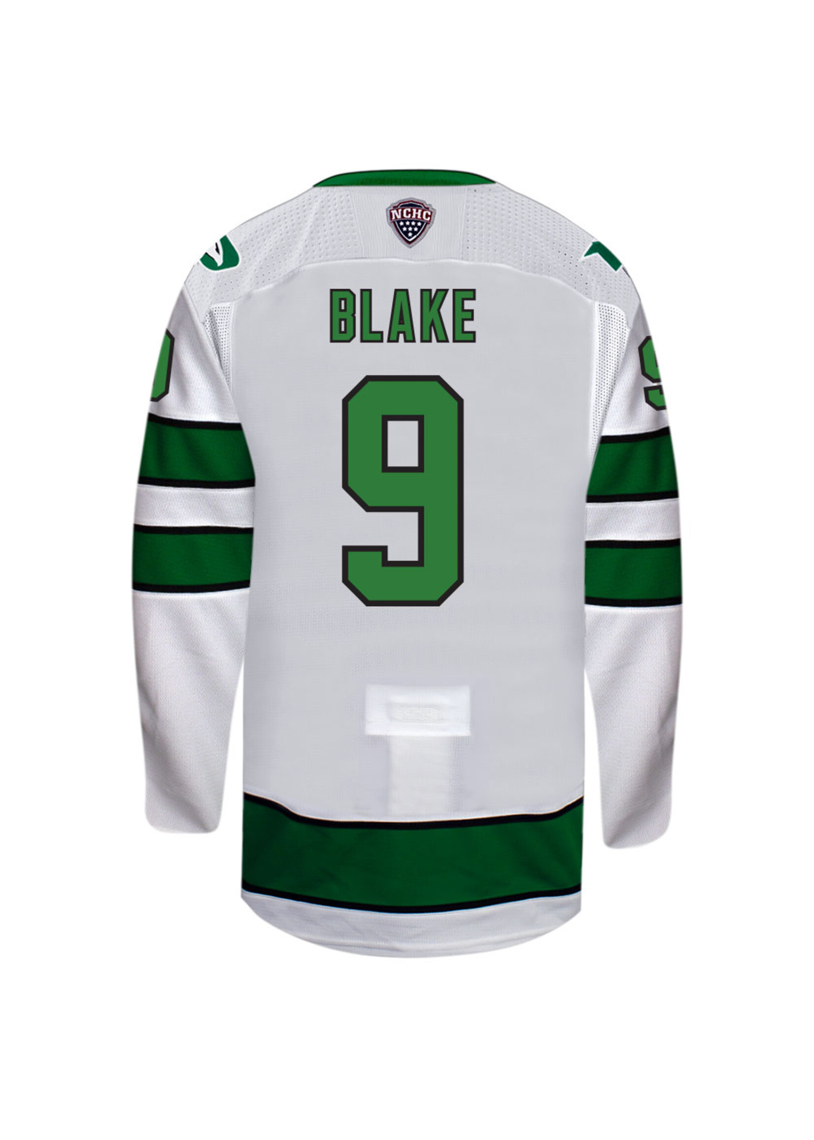 Beauty Unis #9 Jackson Blake North Dakota Hockey Beauty Youth Jersey