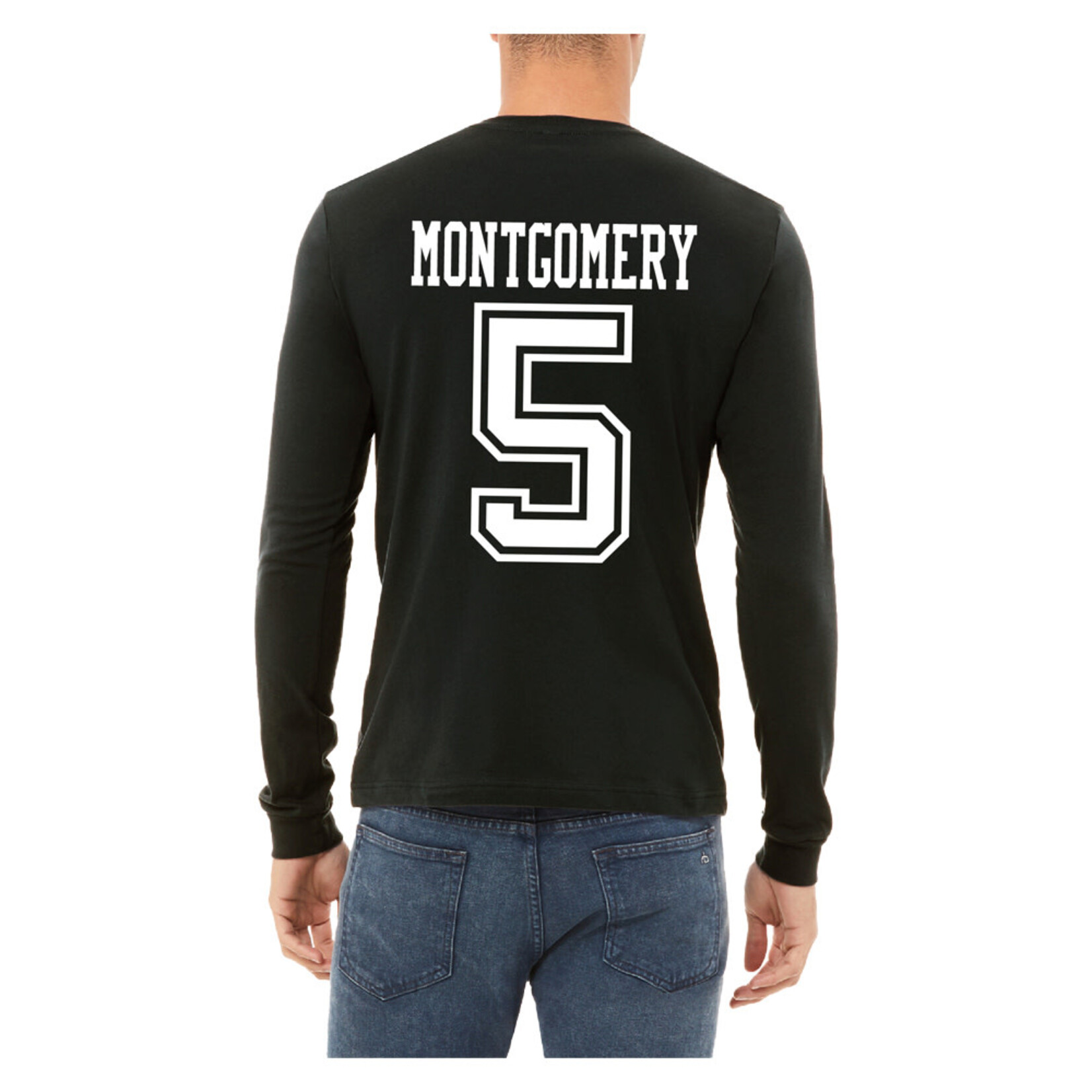 AHUNDYP #5 Dane Montgomery North Dakota Hockey Sport Adult Long Sleeve