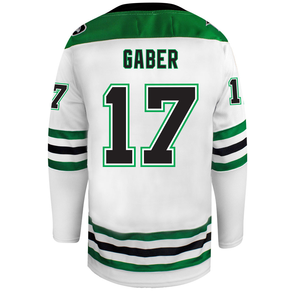 17 Riese Gaber North Dakota Hockey SP Jersey