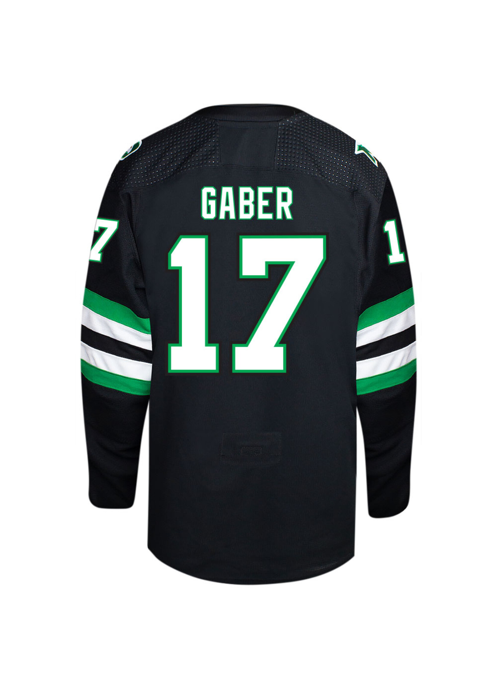 Beauty Unis #17 Riese Gaber North Dakota Hockey Beauty Youth Jersey