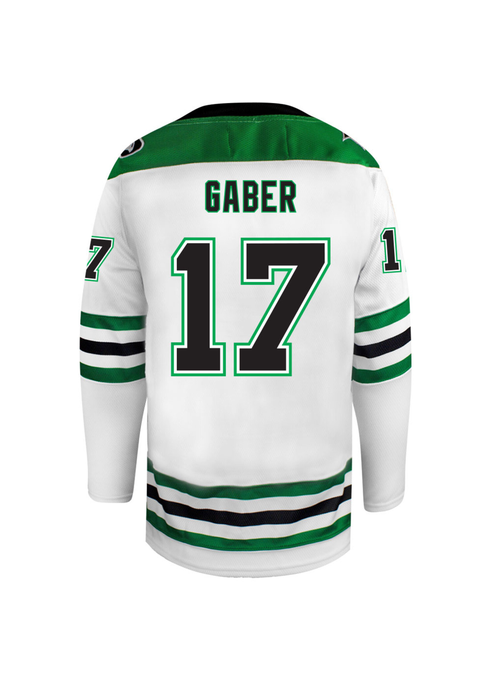 Beauty Unis #17 Riese Gaber North Dakota Hockey Beauty Youth Jersey