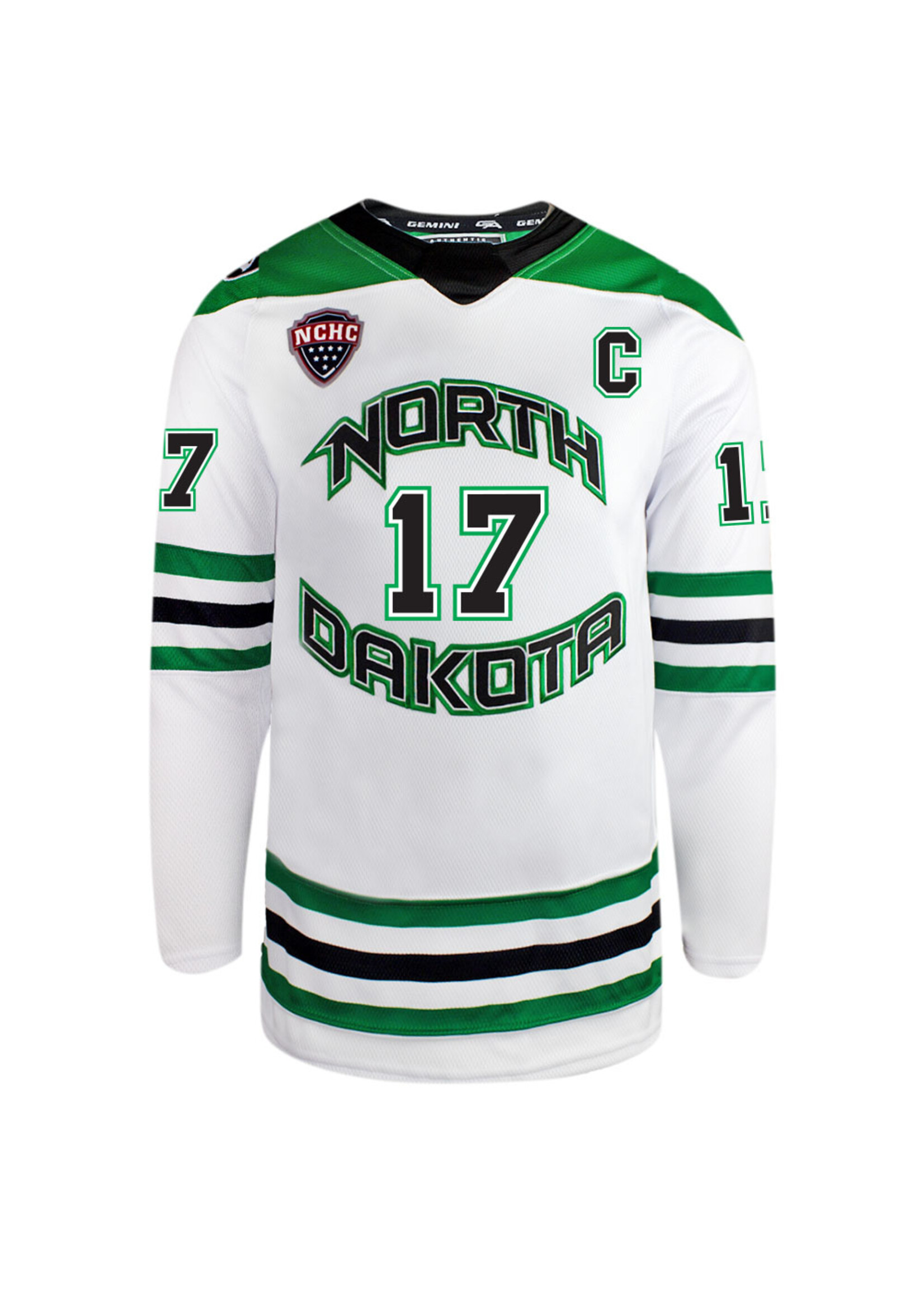Beauty Unis #17 Riese Gaber North Dakota Hockey Beauty Youth Jersey