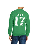 AHUNDYP #17 Riese Gaber North Dakota Hockey Sport Adult Crew