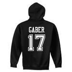 AHUNDYP #17 Riese Gaber North Dakota Hockey Youth Sport Hood