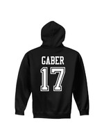 AHUNDYP #17 Riese Gaber North Dakota Hockey Youth Sport Hood