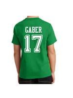 AHUNDYP #17 Riese Gaber North Dakota Hockey Youth Sport Tee