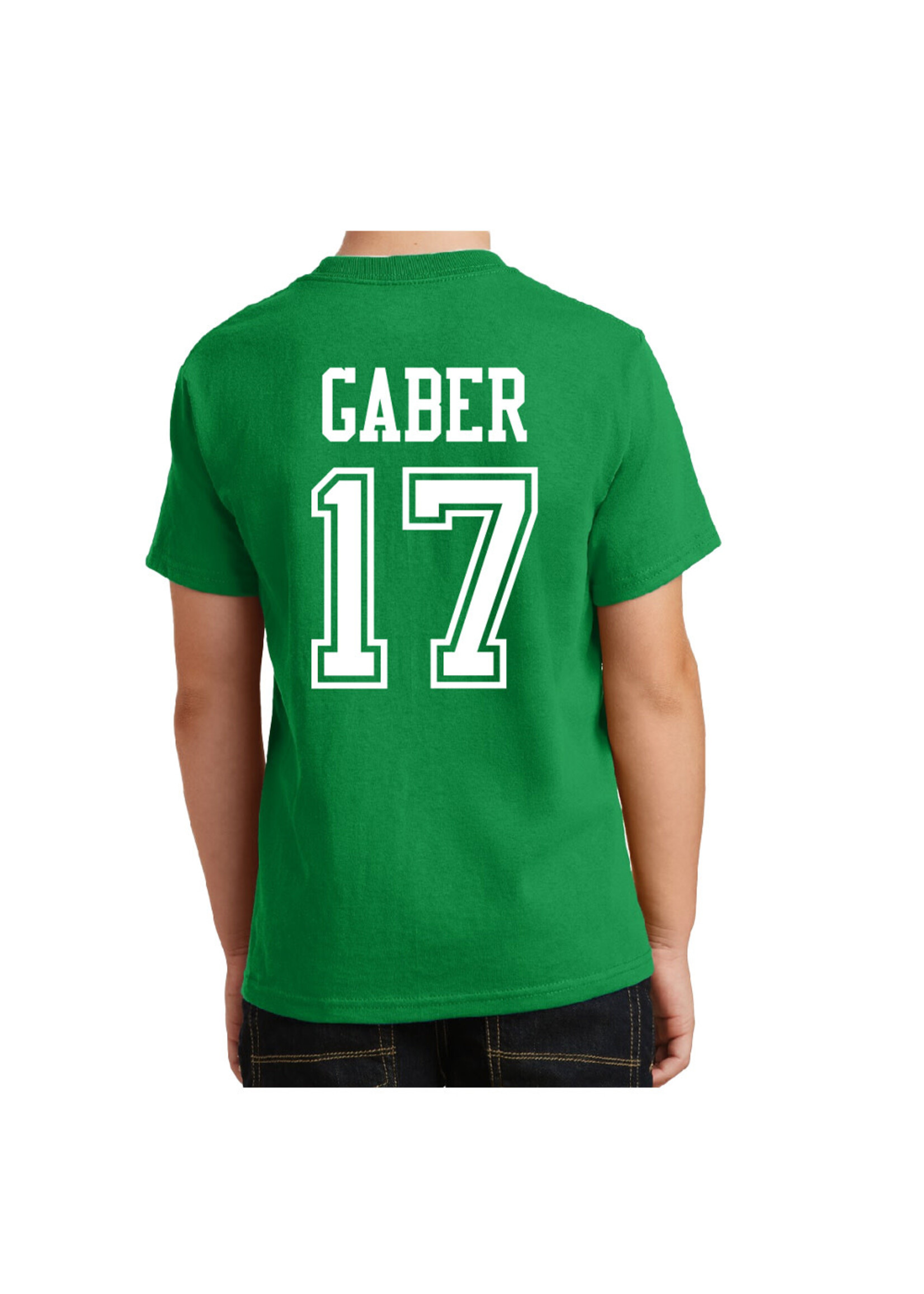 AHUNDYP #17 Riese Gaber North Dakota Hockey Youth Sport Tee