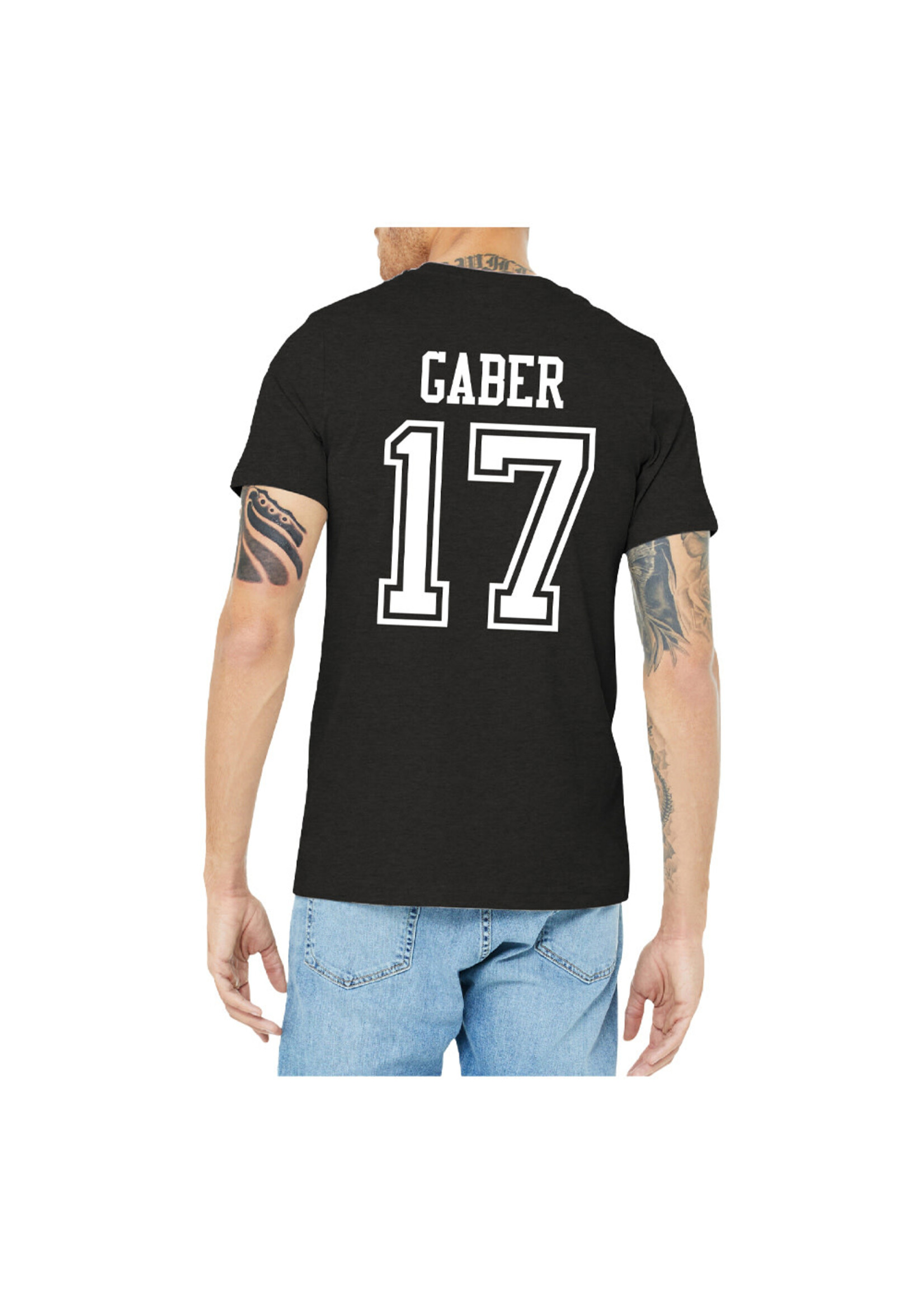 AHUNDYP #17 Riese Gaber North Dakota Hockey Sport Adult Tee