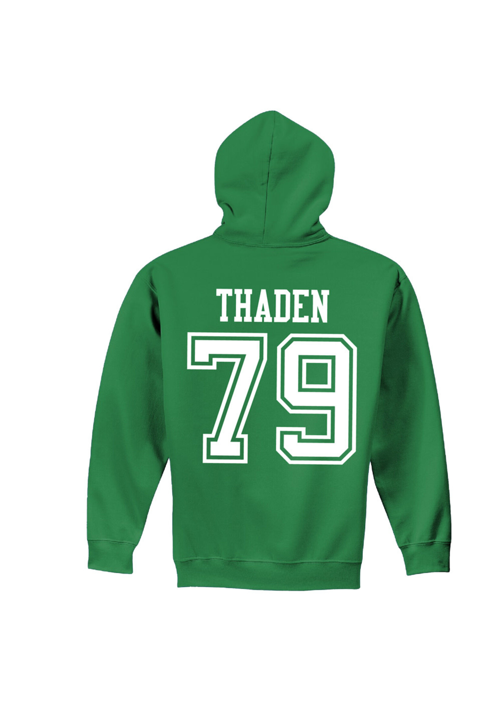 AHUNDYP #79 Trace Thaden North Dakota Football Sport Adult Hood