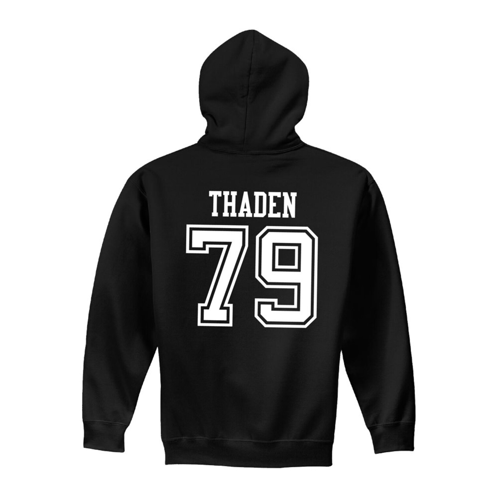 AHUNDYP #79 Trace Thaden North Dakota Football Sport Adult Hood