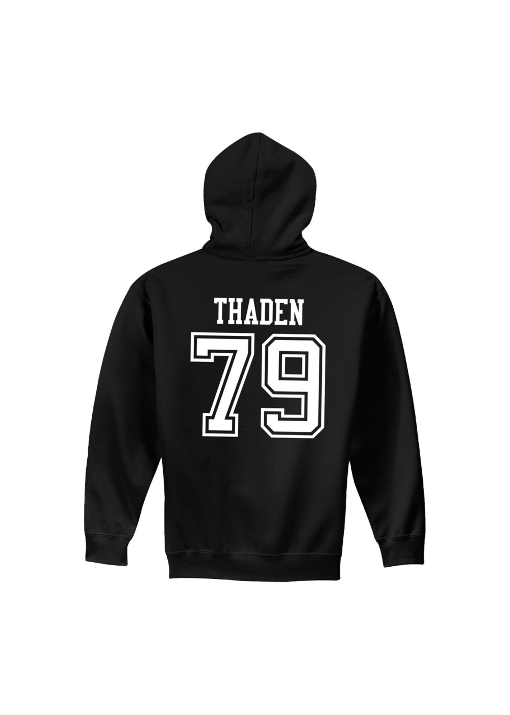 AHUNDYP #79 Trace Thaden North Dakota Football Sport Adult Hood