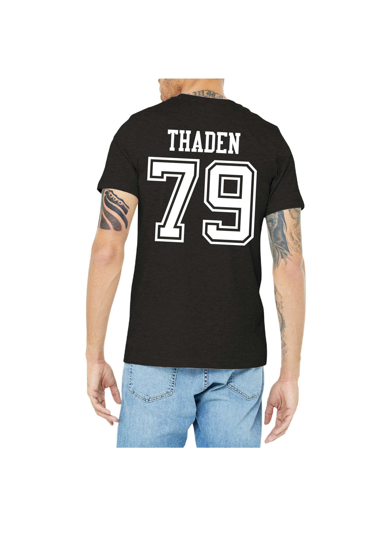 AHUNDYP #79 Trace Thaden North Dakota Football Sport  Adult Tee