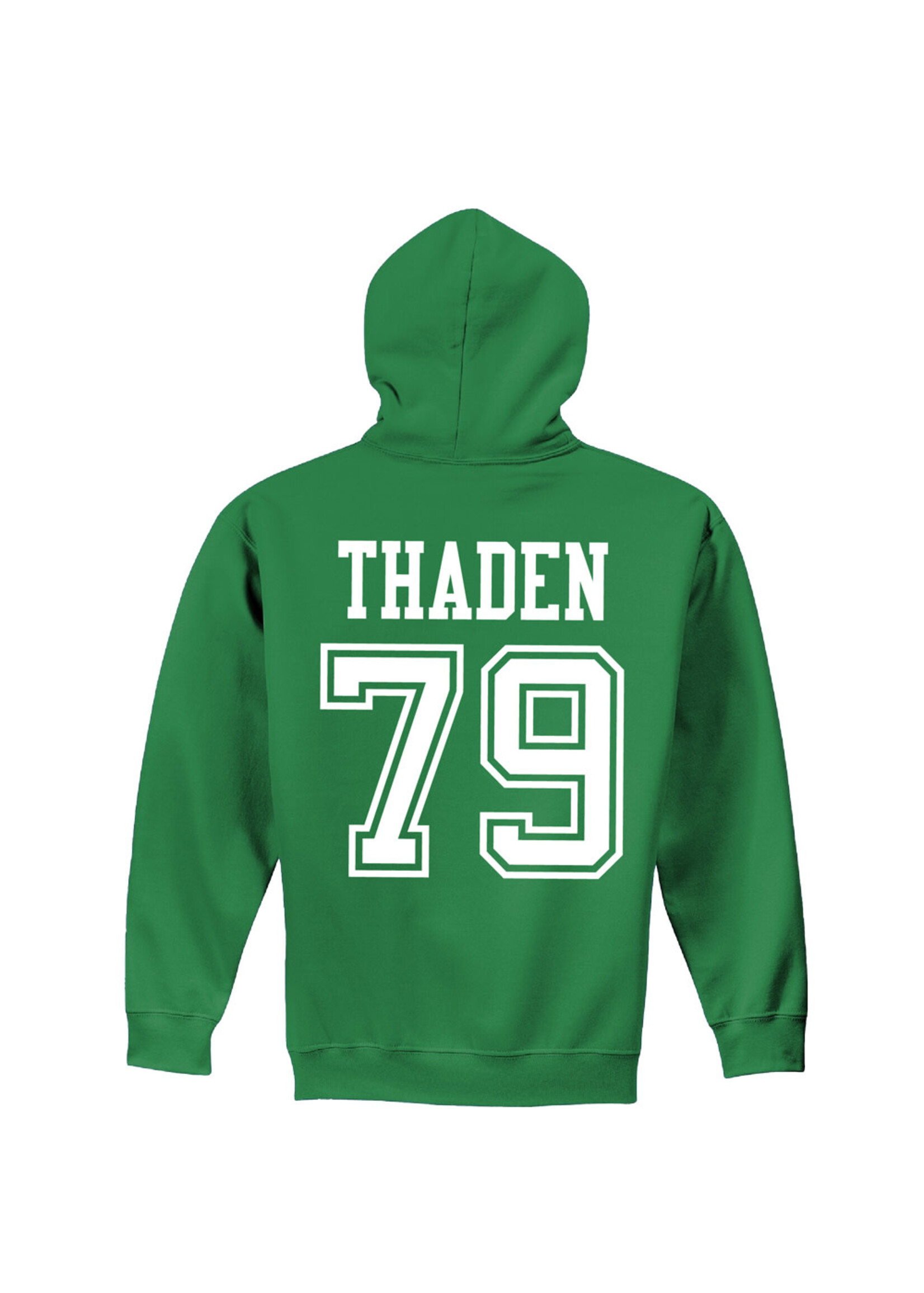 AHUNDYP #79 Trace Thaden North Dakota Football Sport Youth Hood