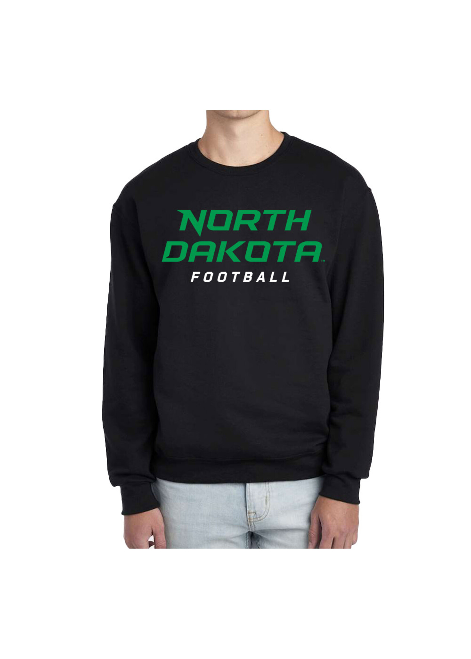 AHUNDYP #79 Trace Thaden North Dakota Football Sport Adult Crew