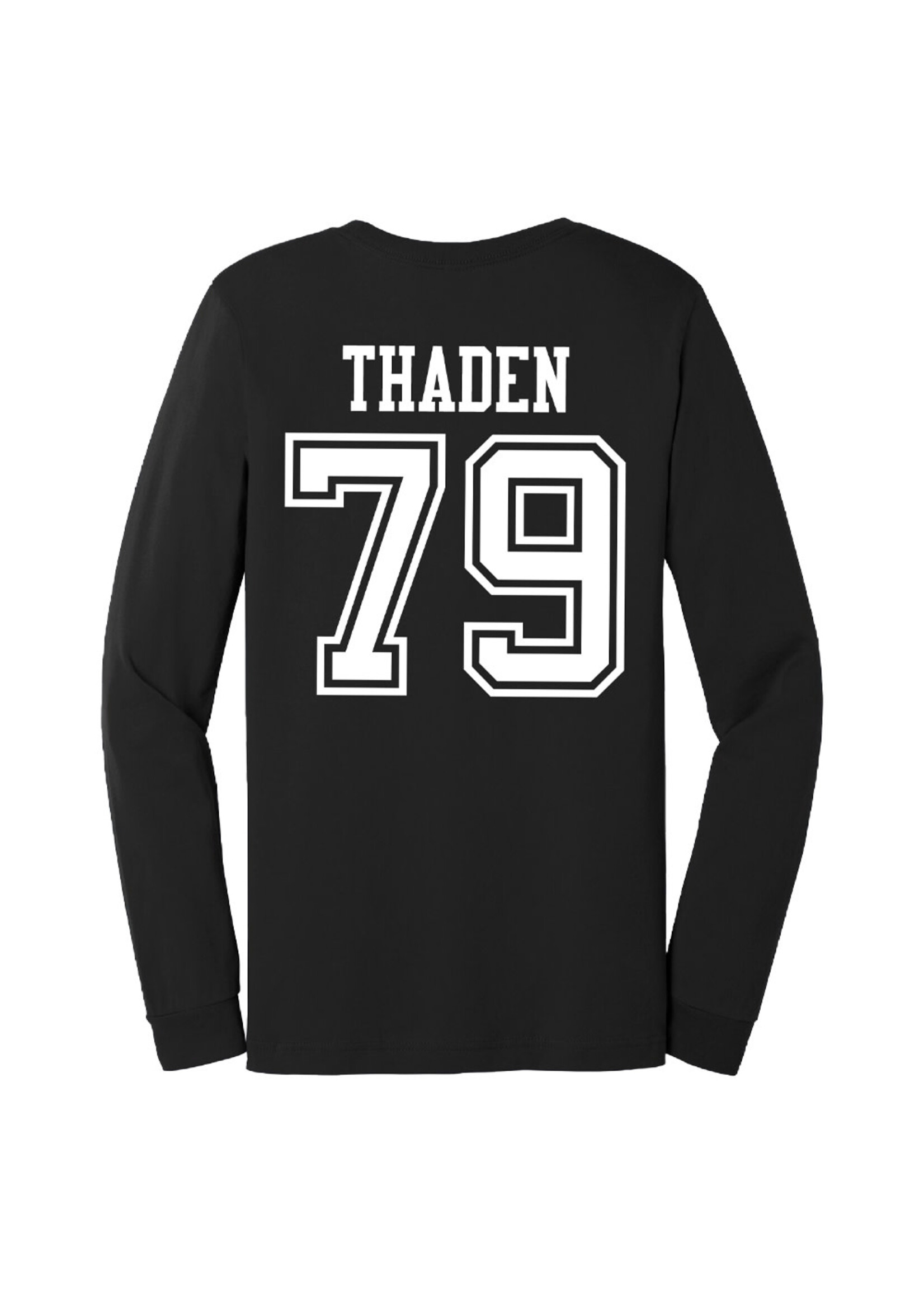 AHUNDYP #79 Trace Thaden North Dakota Football Sport Adult Long Sleeve