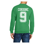 AHUNDYP #9 Milan Cordone North Dakota Soccer Sport Adult Crew