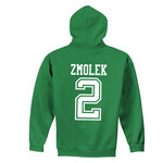 AHUNDYP #2 Bennett Zmolek North Dakota Hockey Sport Adult Hood