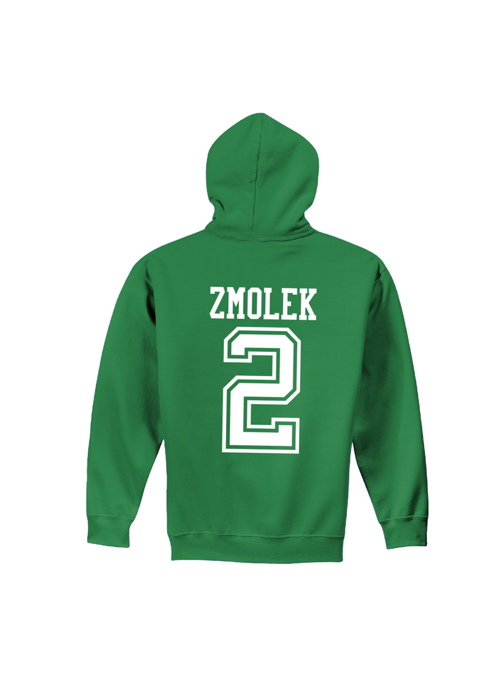 AHUNDYP #2 Bennett Zmolek North Dakota Hockey Sport Adult Hood