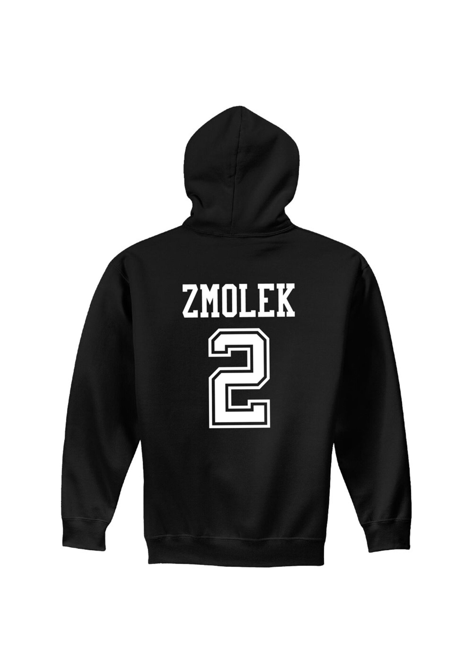 AHUNDYP #2 Bennett Zmolek North Dakota Hockey Sport Youth Hood