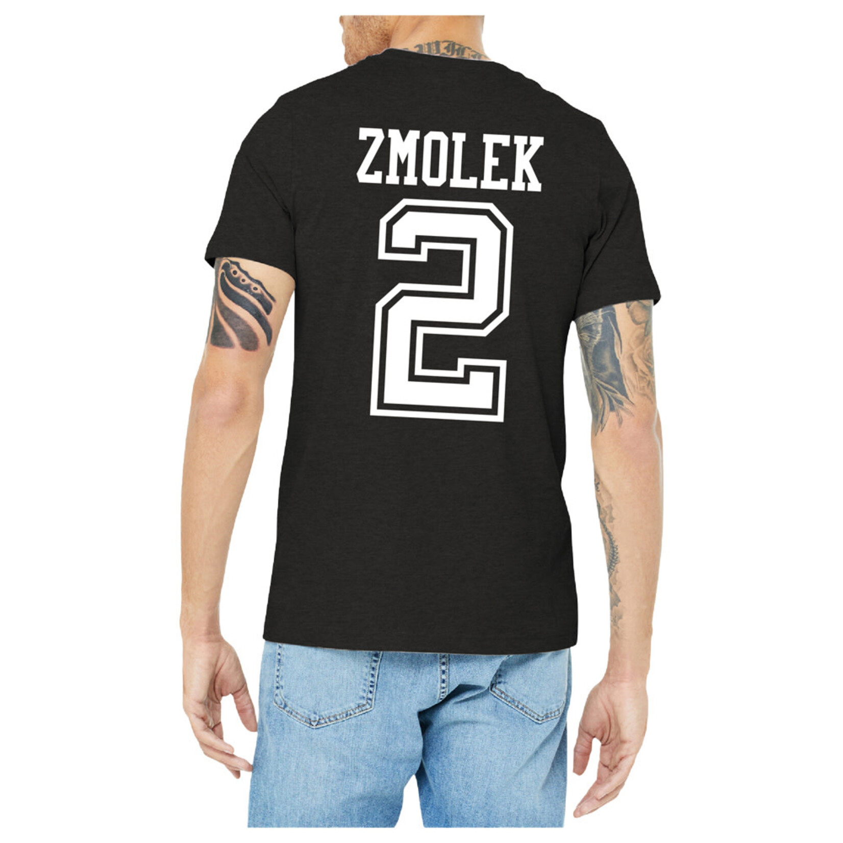 AHUNDYP #2 Bennett Zmolek North Dakota Hockey Sport Adult Tee