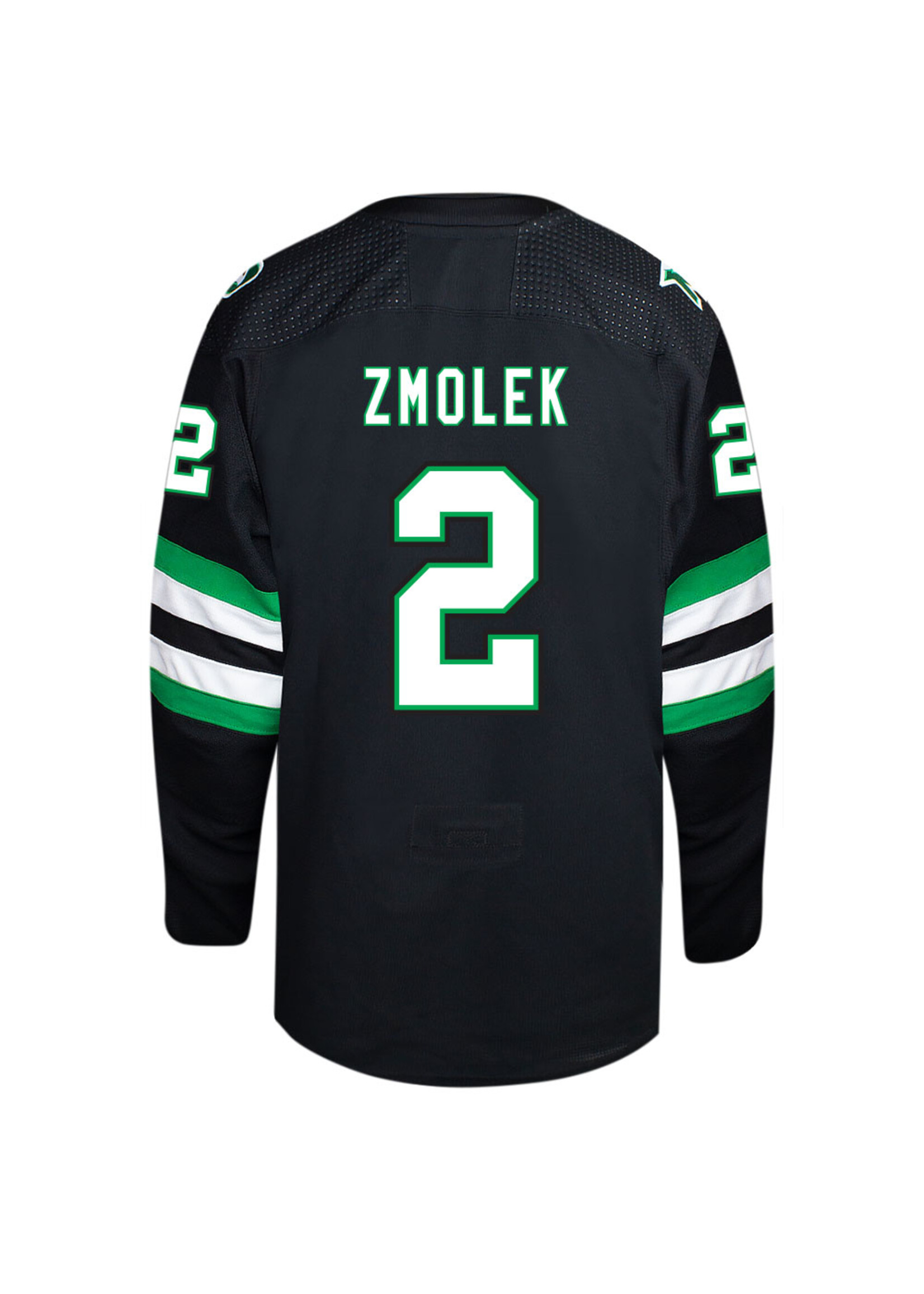 Beauty Unis #2 Bennett Zmolek North Dakota Hockey Beauty Youth Jersey