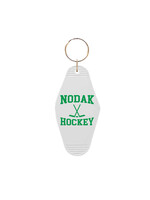 Vintage NODAK Hockey Keychain